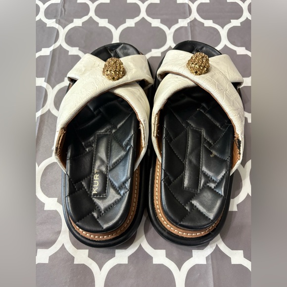 Kurt Geiger Orson Cross Strap Slides - Picture 5 of 9